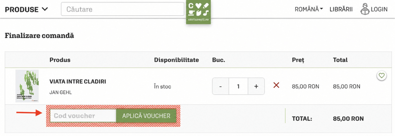 Voucher Cărturești