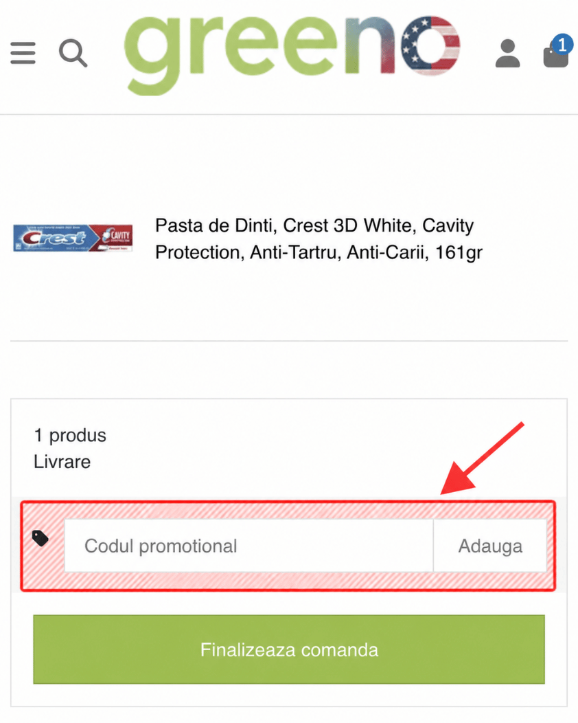 cod promotional discount Greeno
