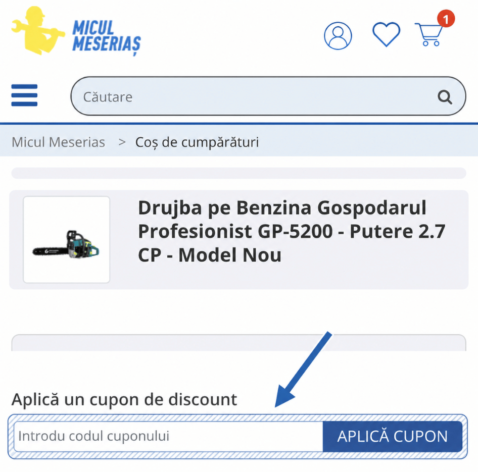 cupon discount Micul Meserias