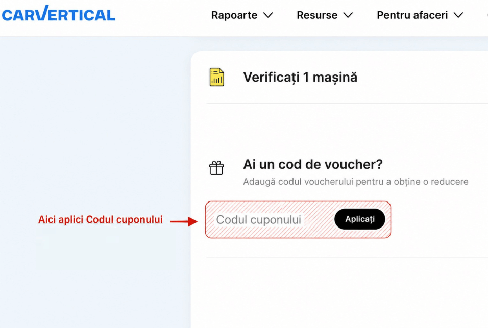 reducere carVertical
